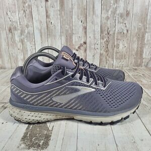 Brooks Ghost 12 Womens Running Shoes Size 9 Purple Gray Rose Gold 1203051B086